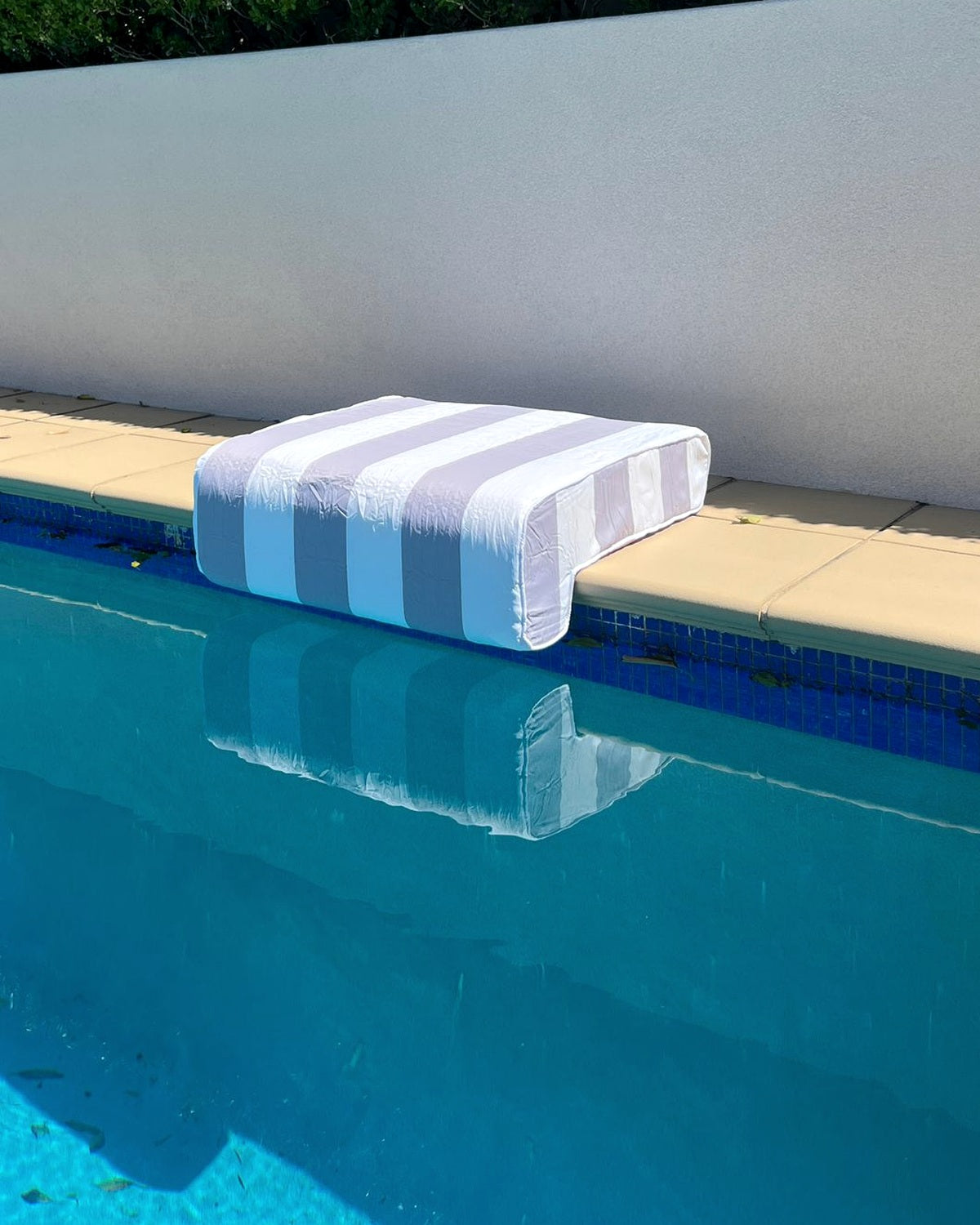 Close view of Splash Haus single pool cushion new design